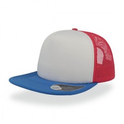 Καπέλο πεντάφυλλο (Atl Snap 90s) μπλε/λευκό/κόκκινο